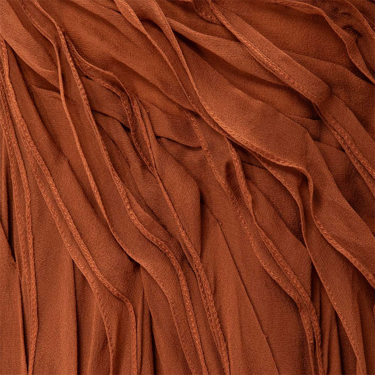 Silk Georgette Draped Dress - Image 6