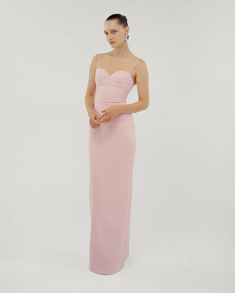 CREPE DRESS WITH DETAILED BUST - Image 2
