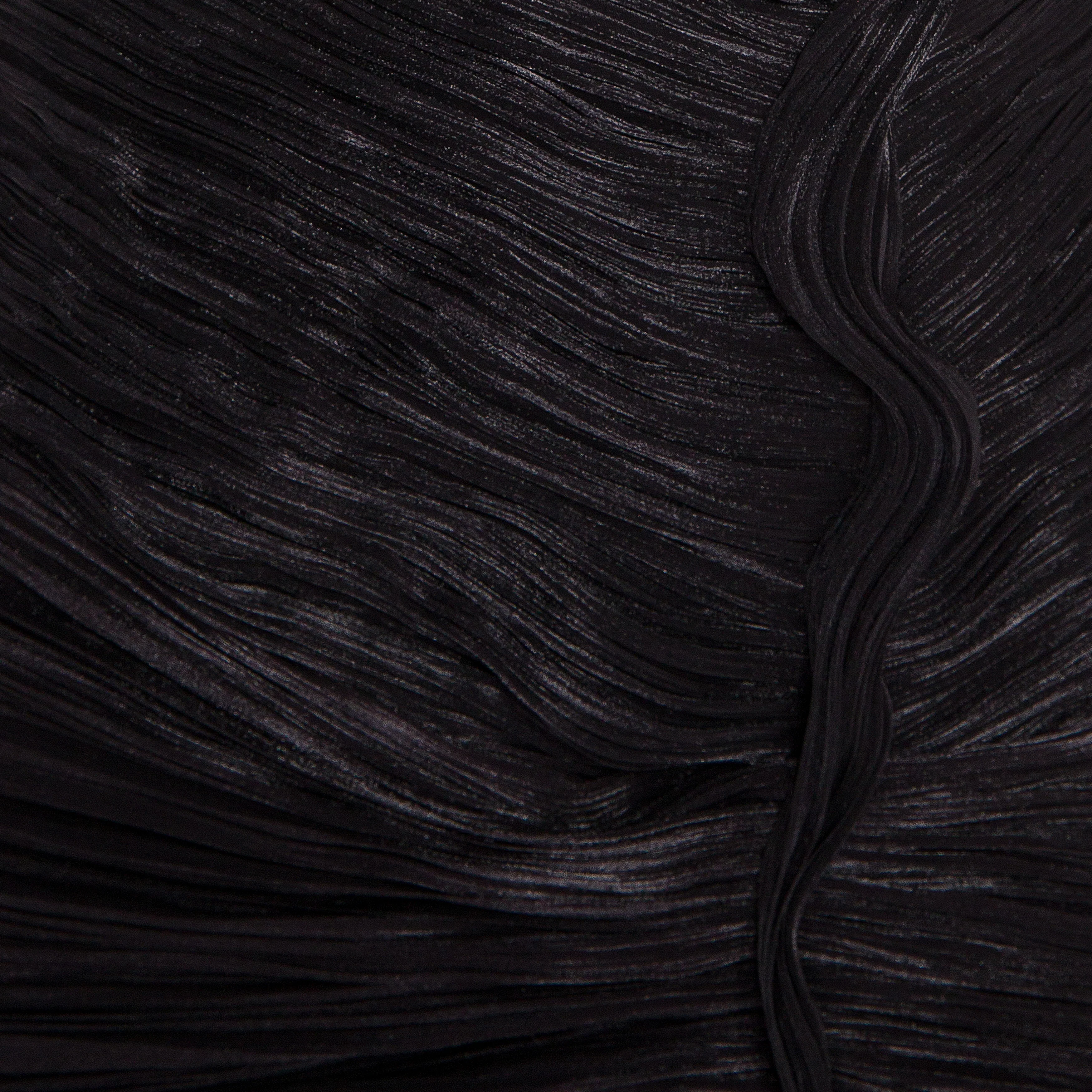 Cutout Silk Slit Gown - Image 3