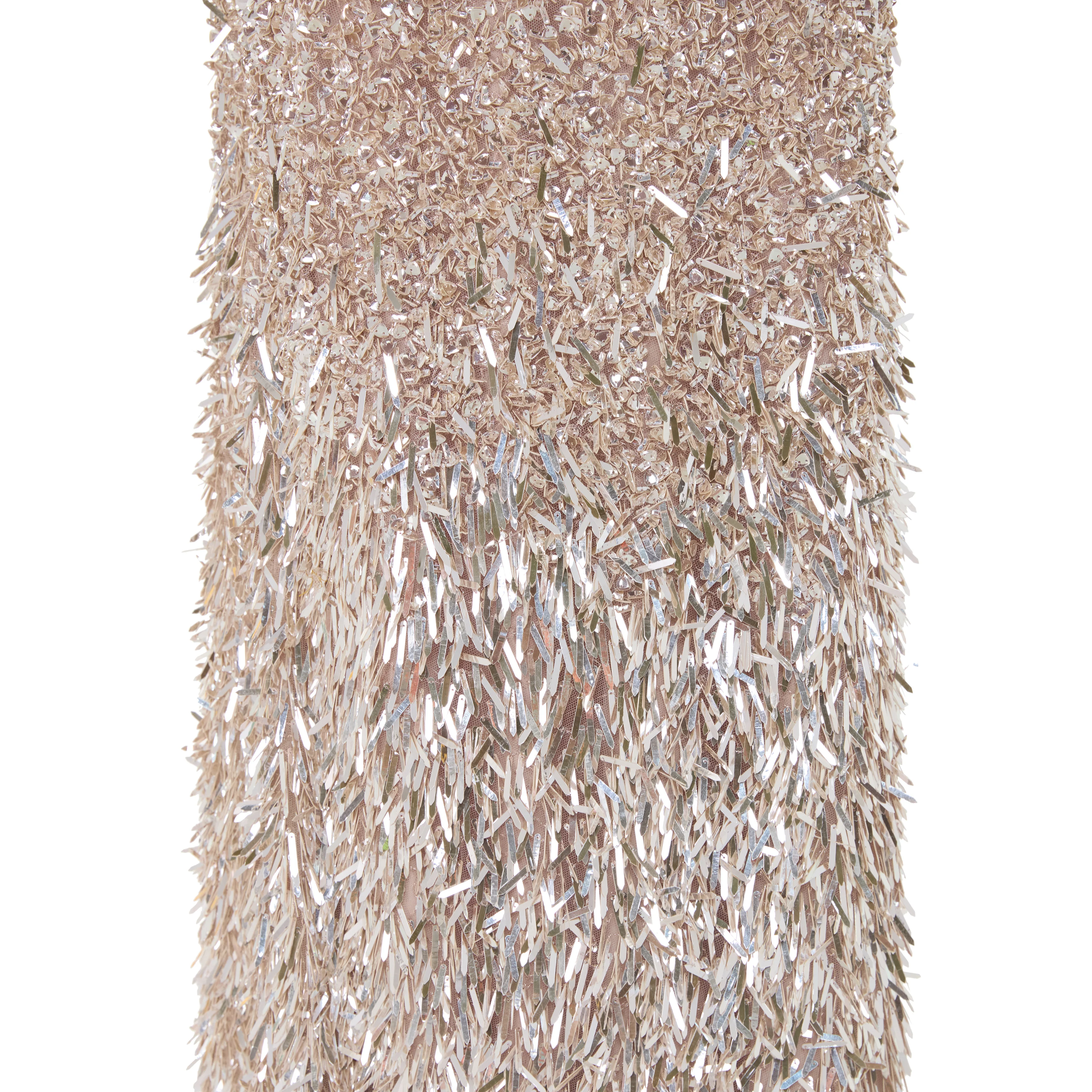 DAILIN - STRAPLESS EMBROIDERED GOWN WITH DÉGRADÉ EFFECT - Image 4