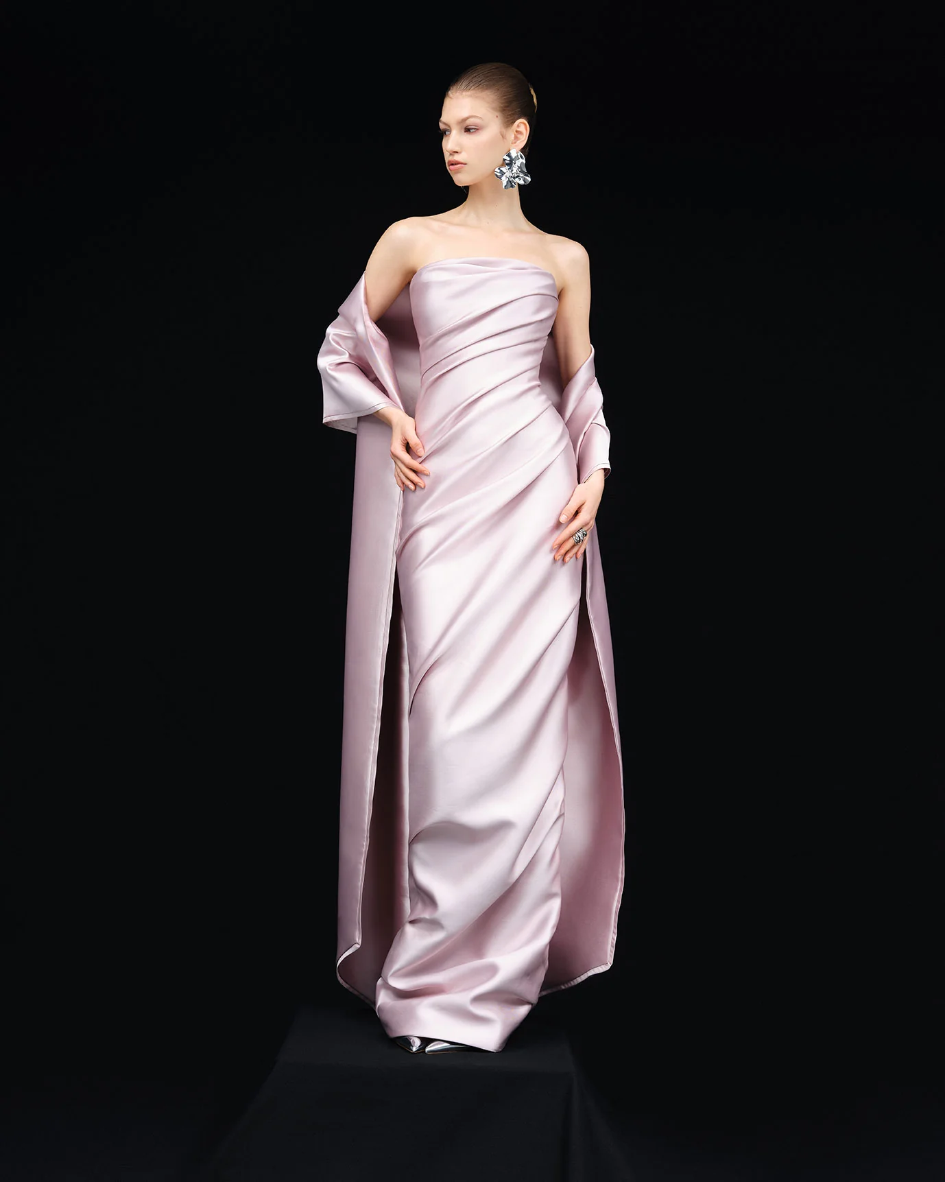 DRAPED MIKADO GOWN - Image 2