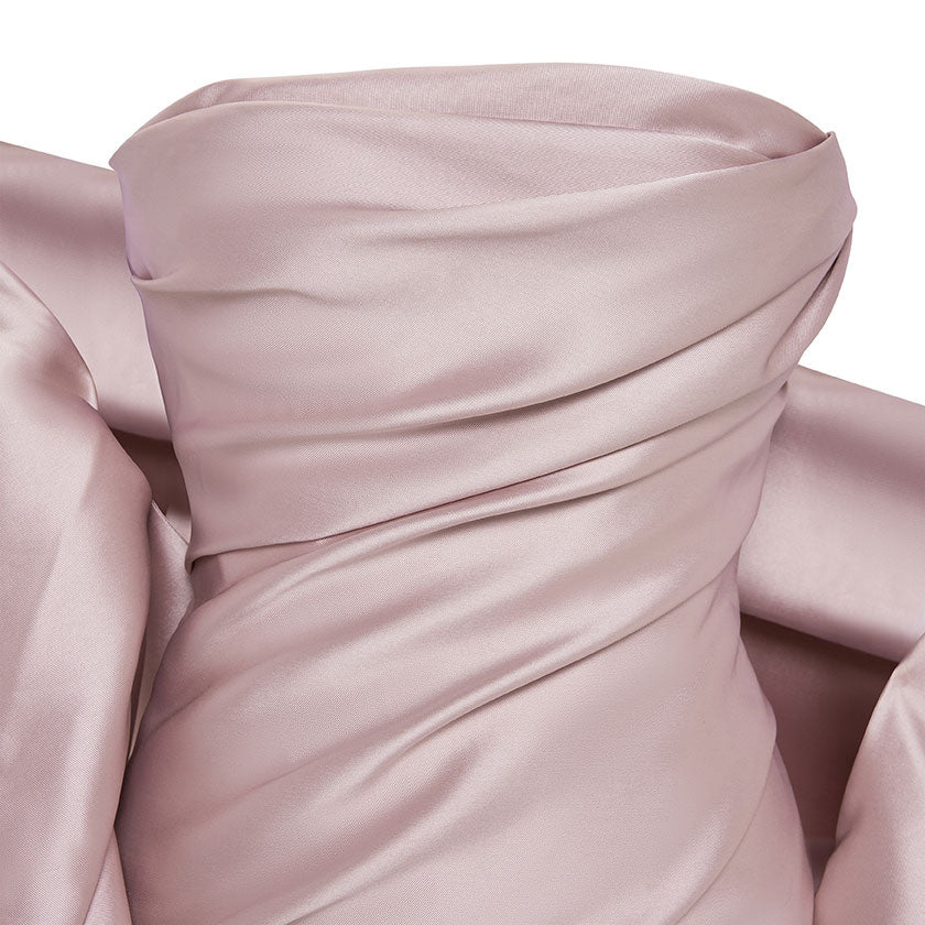 DRAPED MIKADO GOWN - Image 5