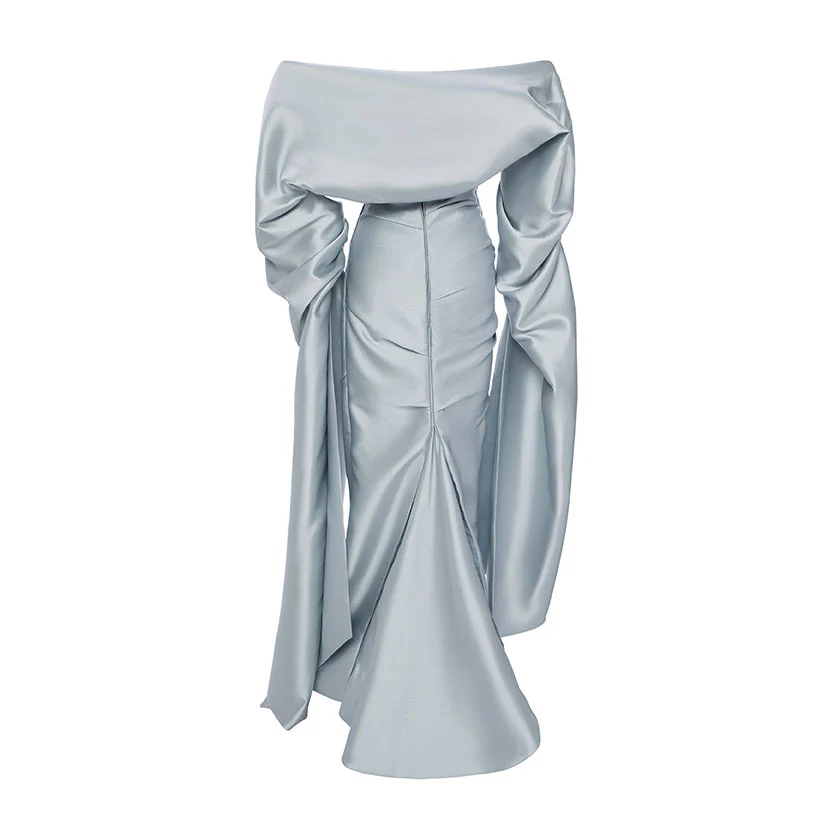 DRAPED MIKADO GOWN - Image 7