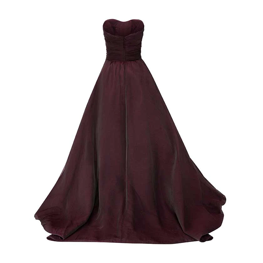 DRAPED SILKY CHIFFON WITH DETACHABLE TAIL - Image 10