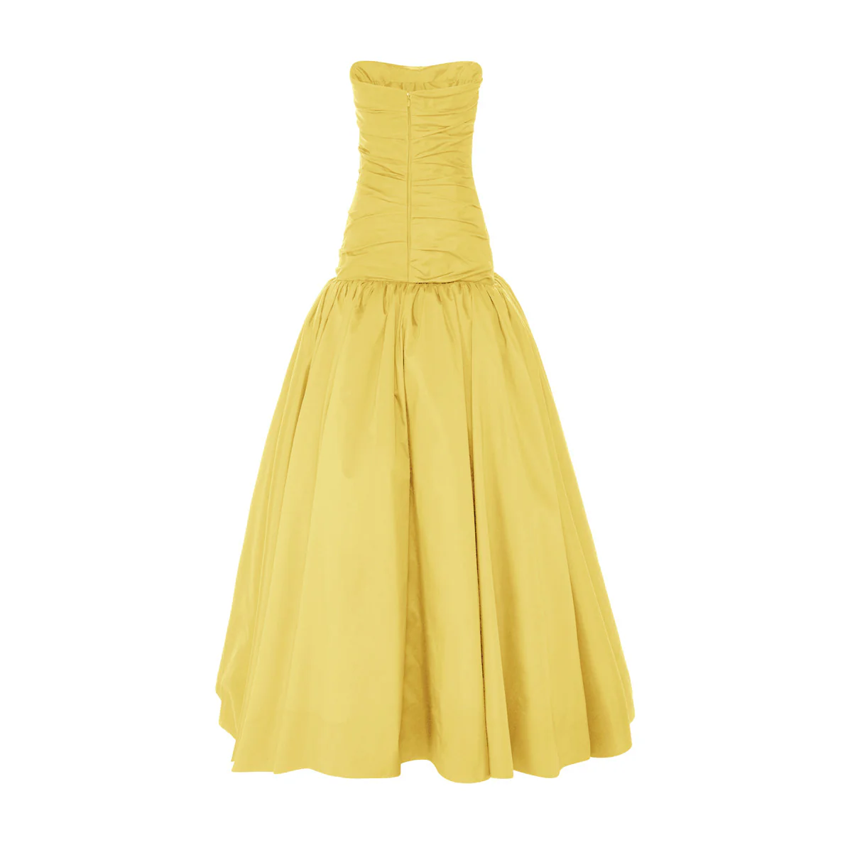 DRAPED TAFFETA WITH BALL SKIRT GOWN - Image 10