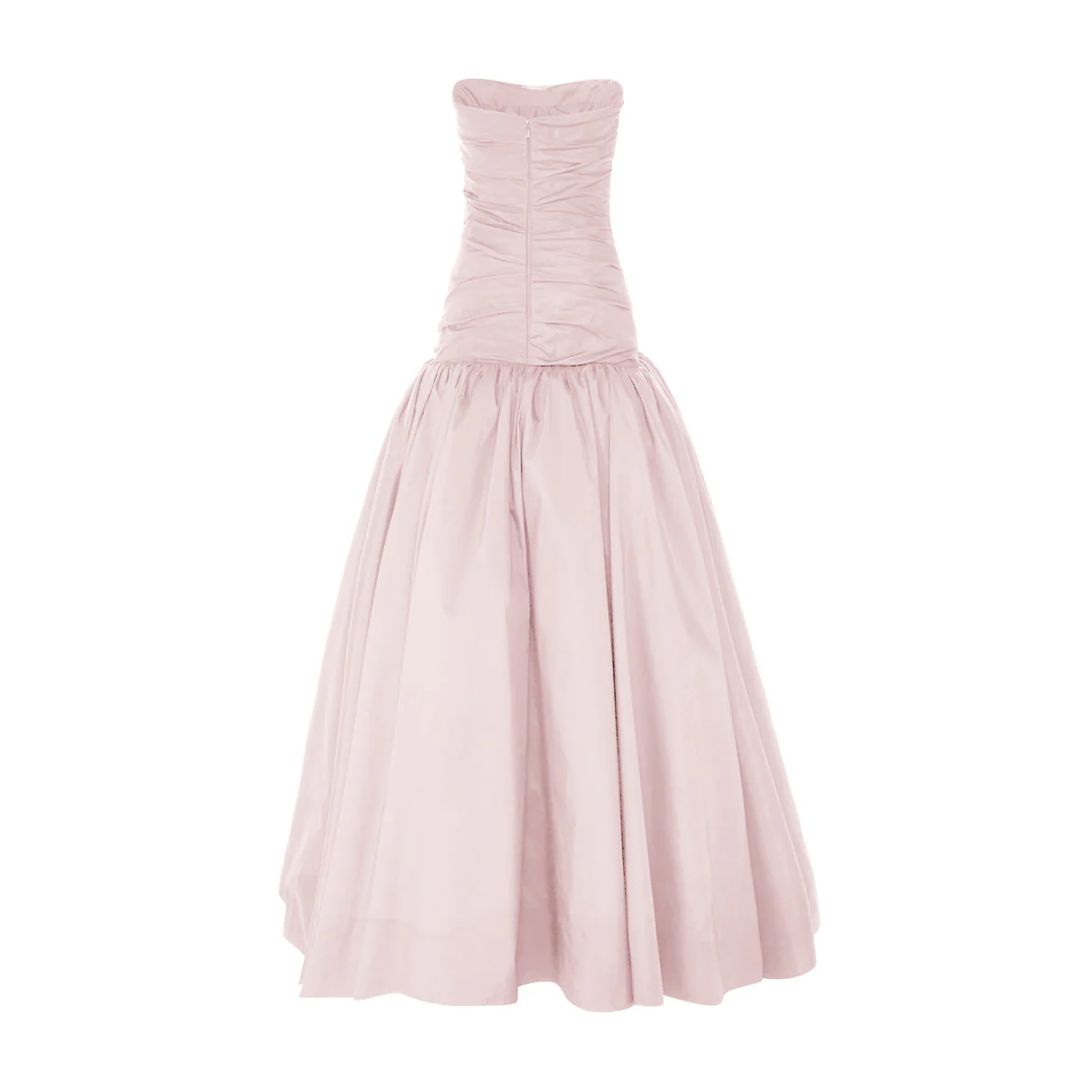 DRAPED TAFFETA WITH BALL SKIRT GOWN - Image 12