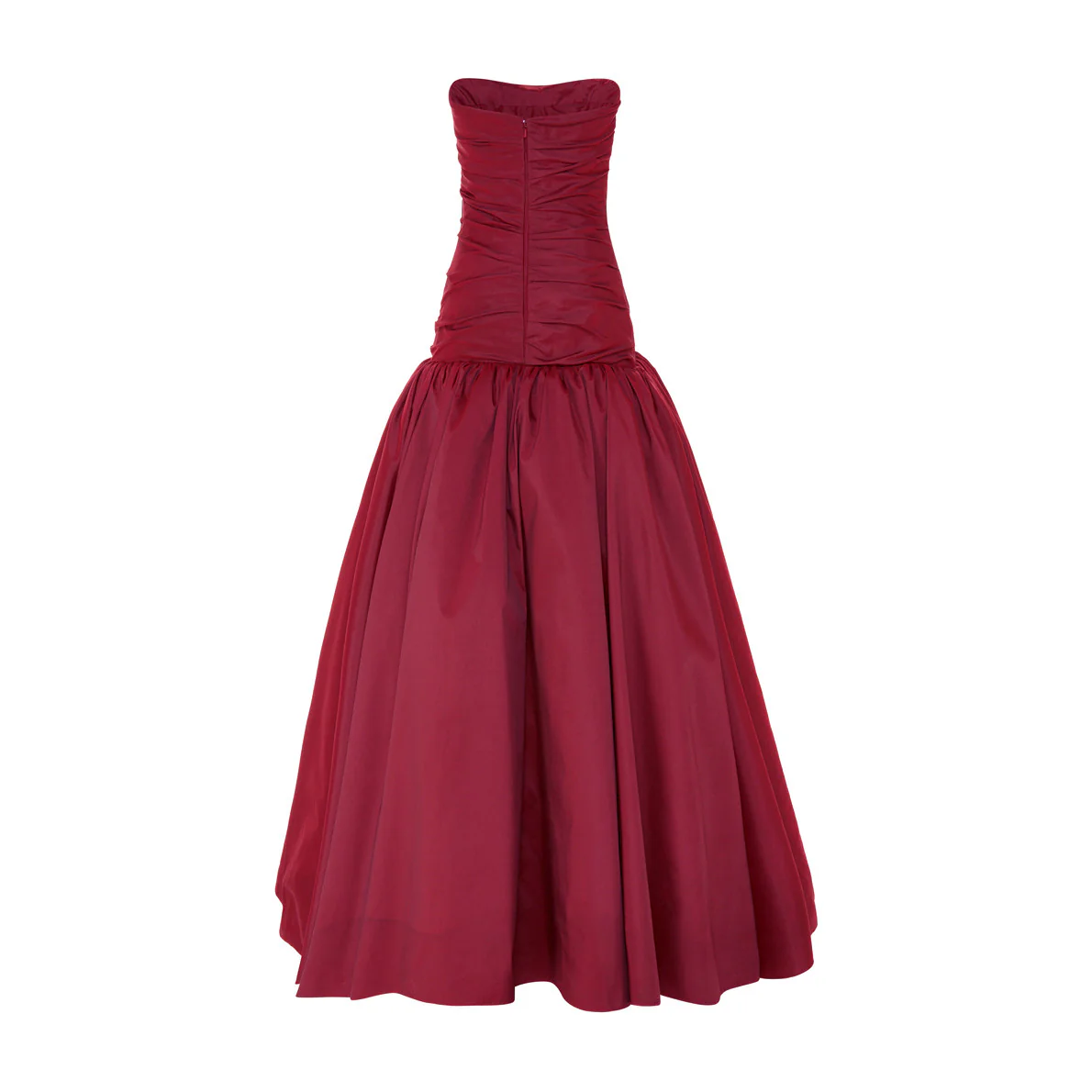 DRAPED TAFFETA WITH BALL SKIRT GOWN - Image 14