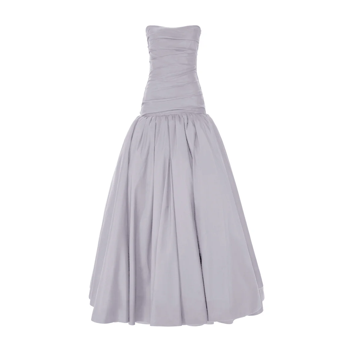 DRAPED TAFFETA WITH BALL SKIRT GOWN - Image 15