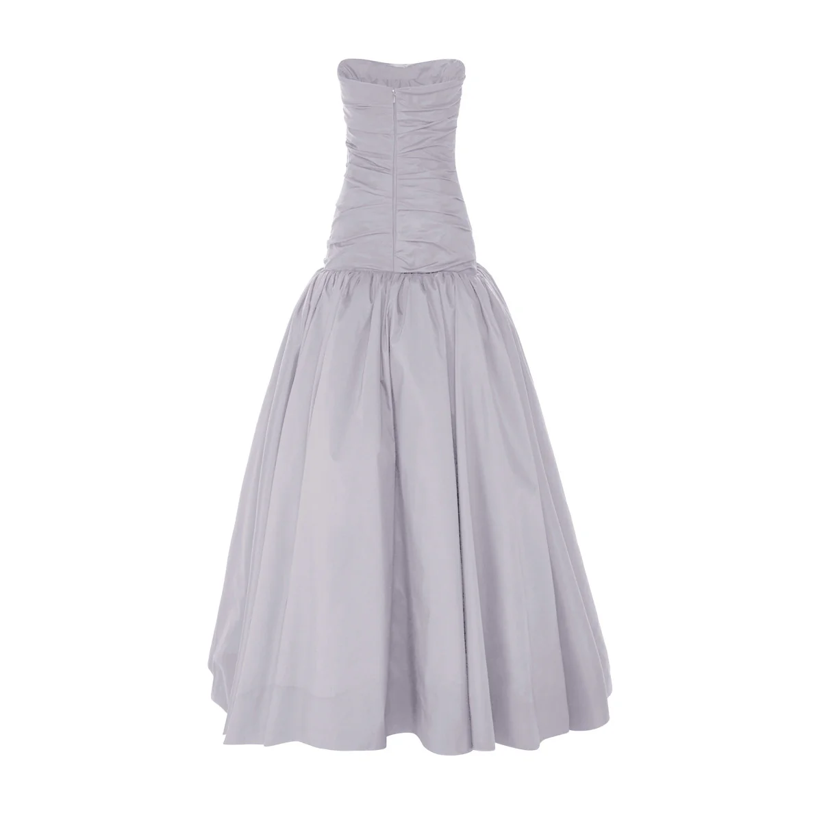 DRAPED TAFFETA WITH BALL SKIRT GOWN - Image 16