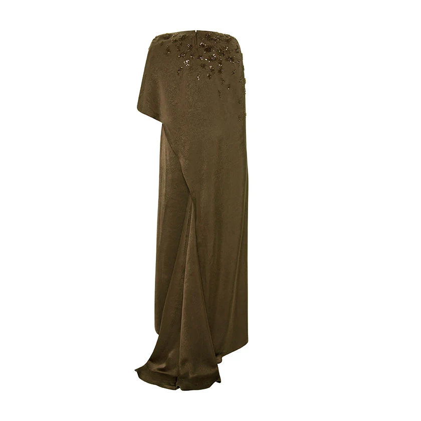 EMBODIED LONG FRONT CAPE GOWN - Image 6