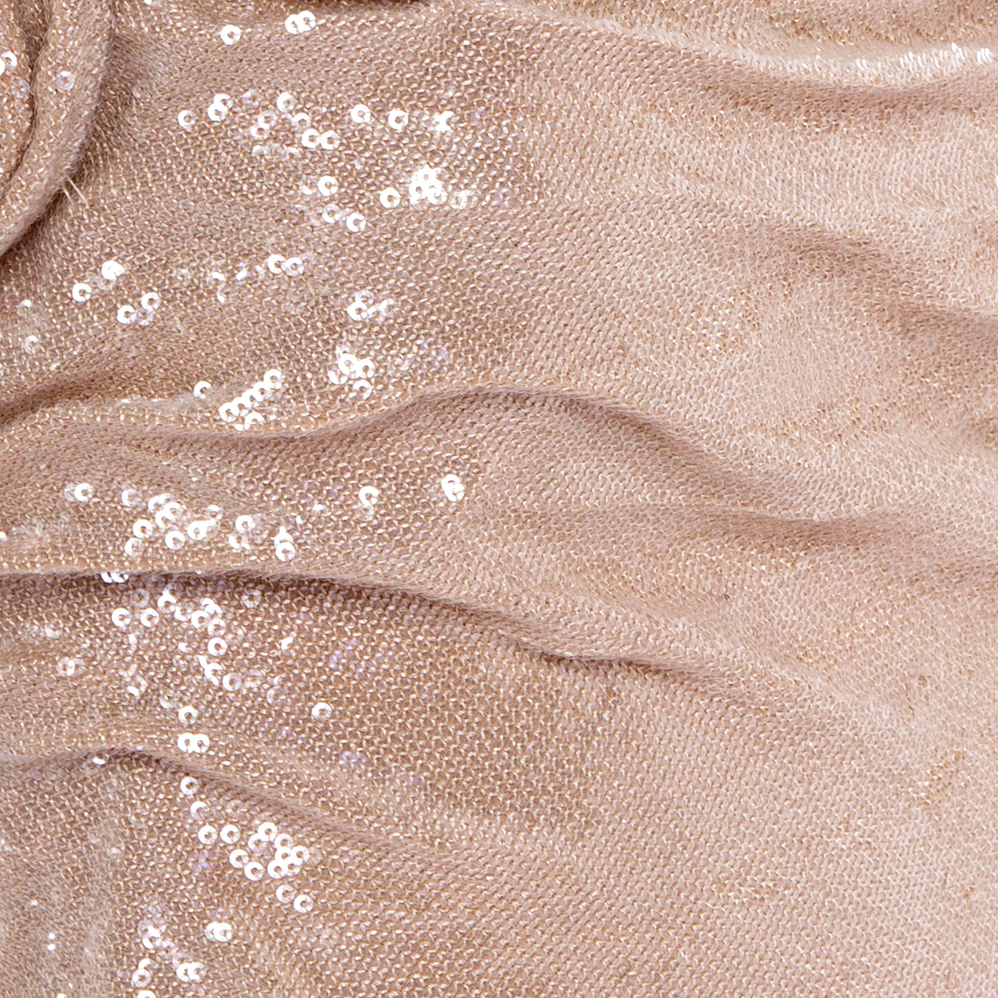 Hand pleated draped payette gown - Image 9