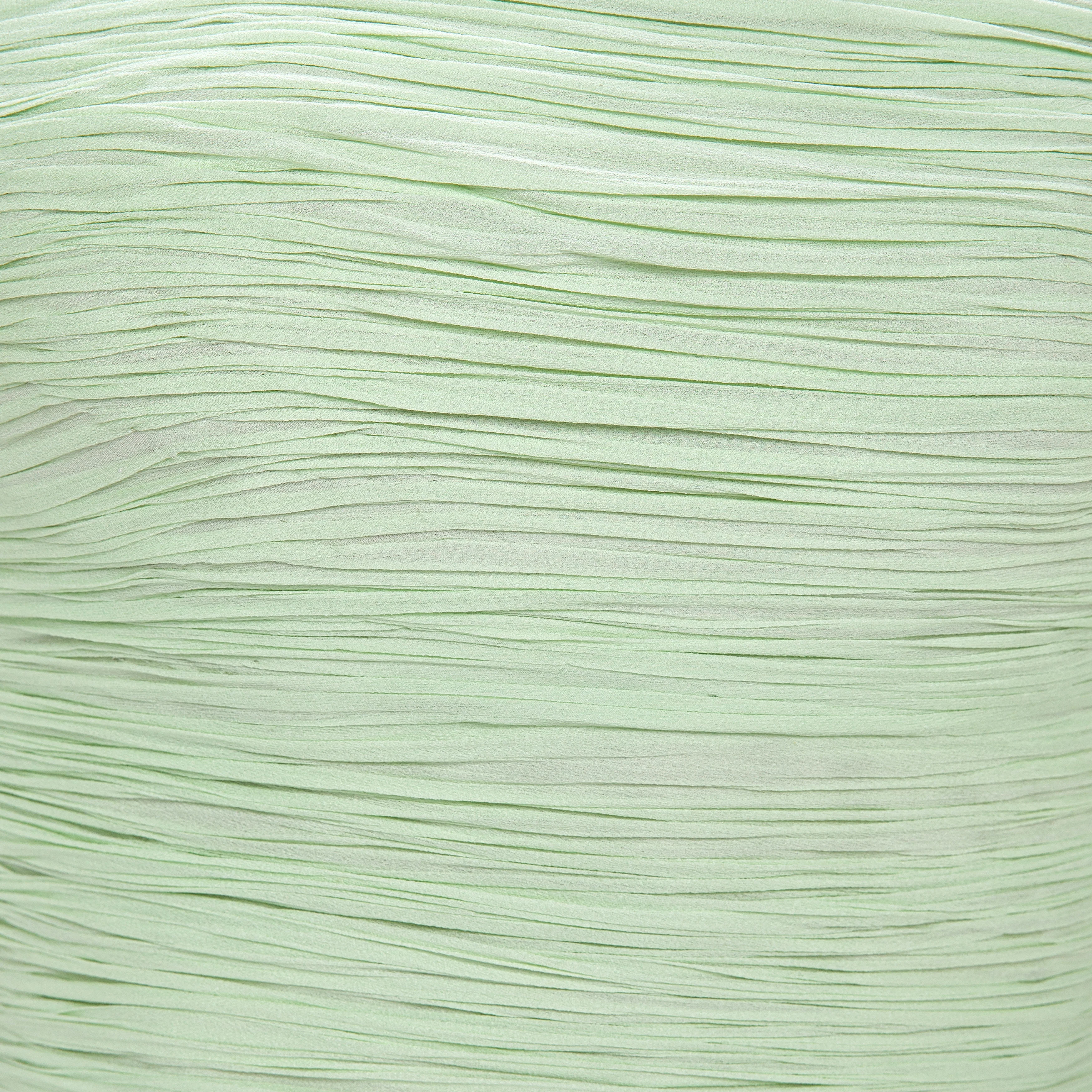 Hand Pleated Silk Georgette Gown - Image 8