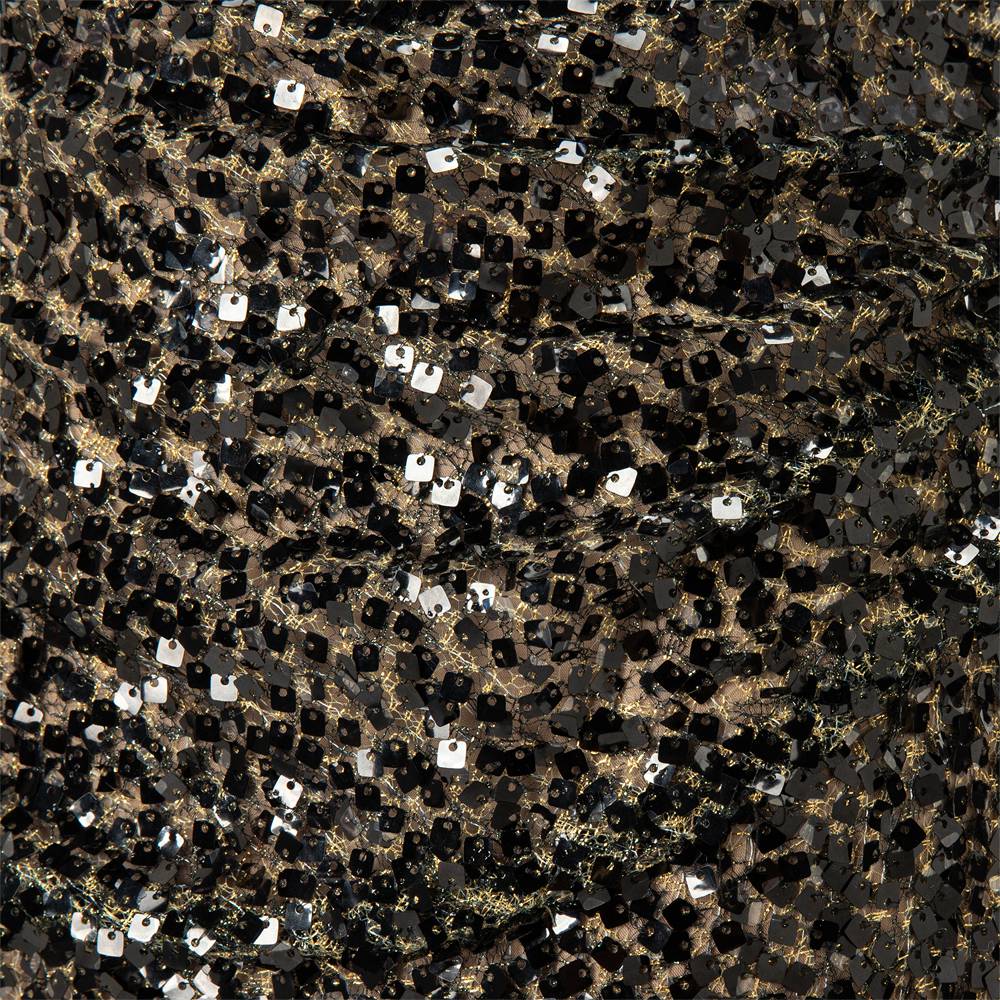 High Neck Sequins Dress - Image 5