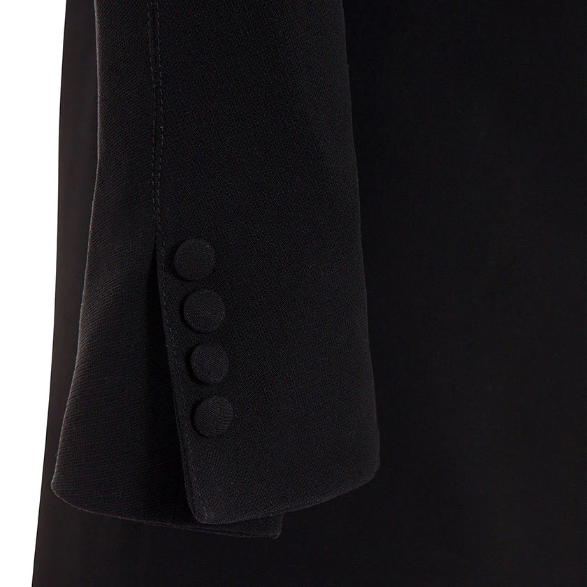 LONG SLEEVES CREPE GOWN - Image 4