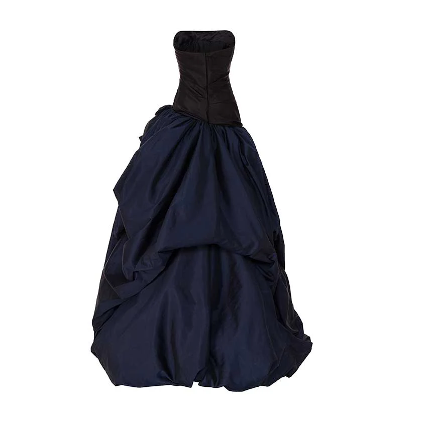 MIKADO AND TAFFETA SKIRT GOWN - Image 4