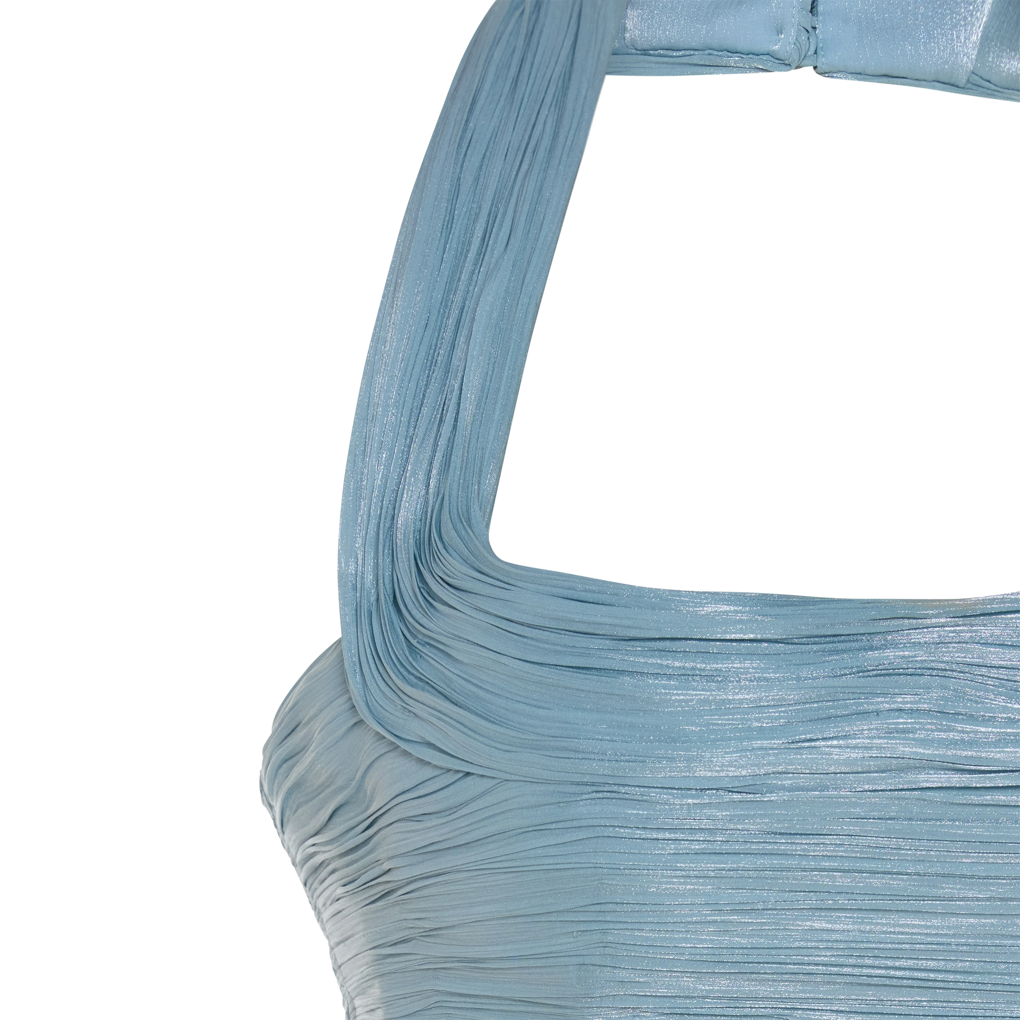 NAYLEN - PLEATED HALTER SILK GOWN WITH CORSET - Image 4