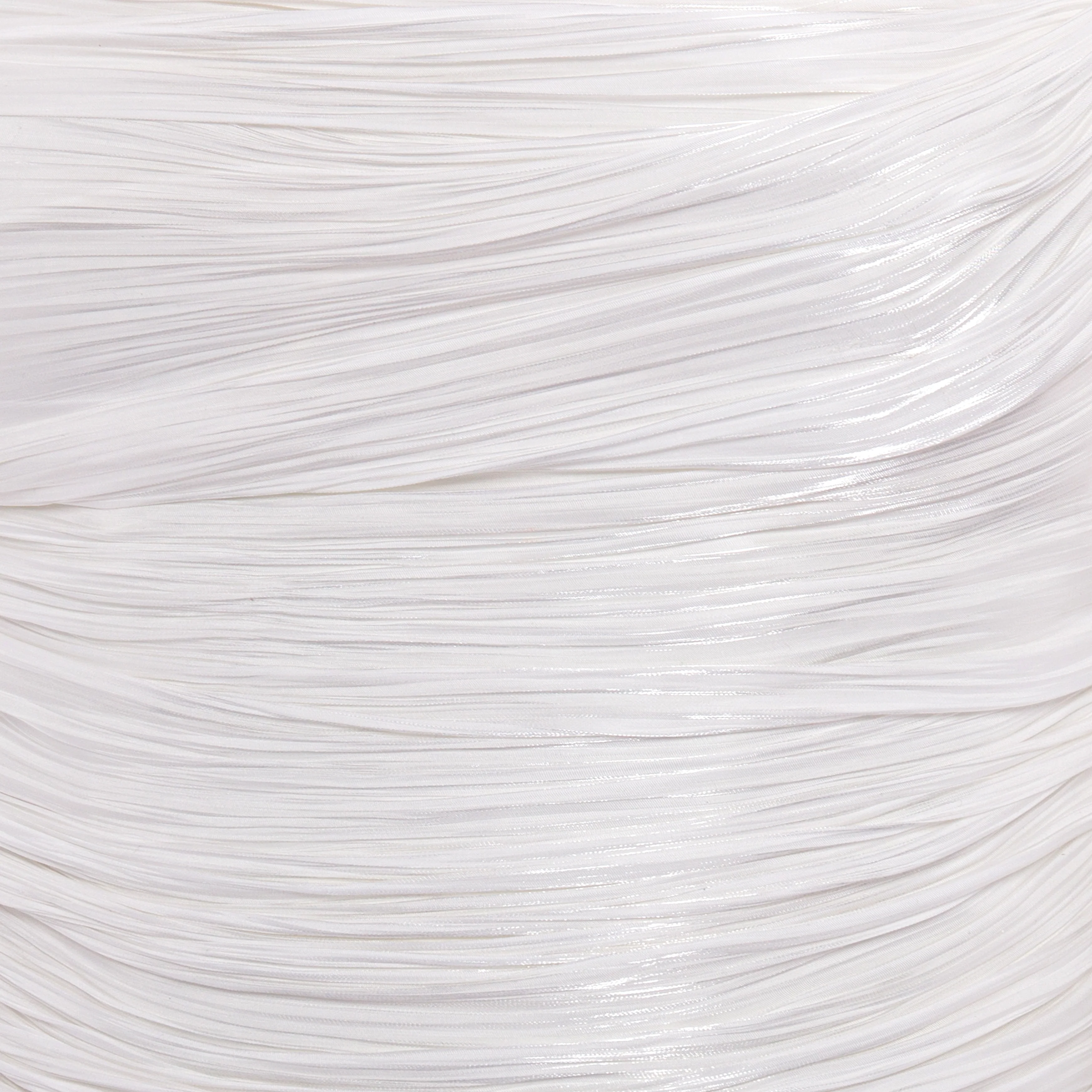 Off shoulder hand pleated draped Satin - like gown - Image 4