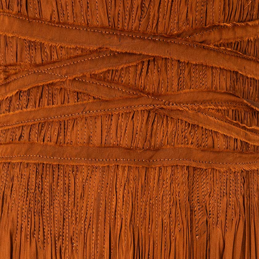 Pleated Chiffon Silk Dress - Image 4