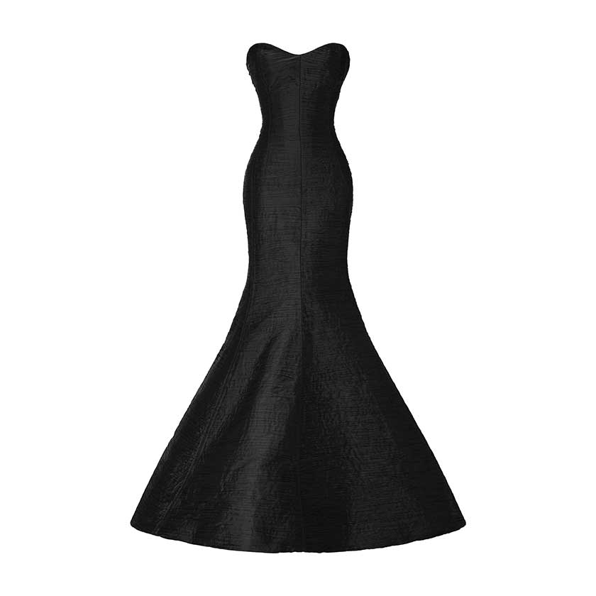 PLEATED FISH TAIL CUT GOWN - Image 7