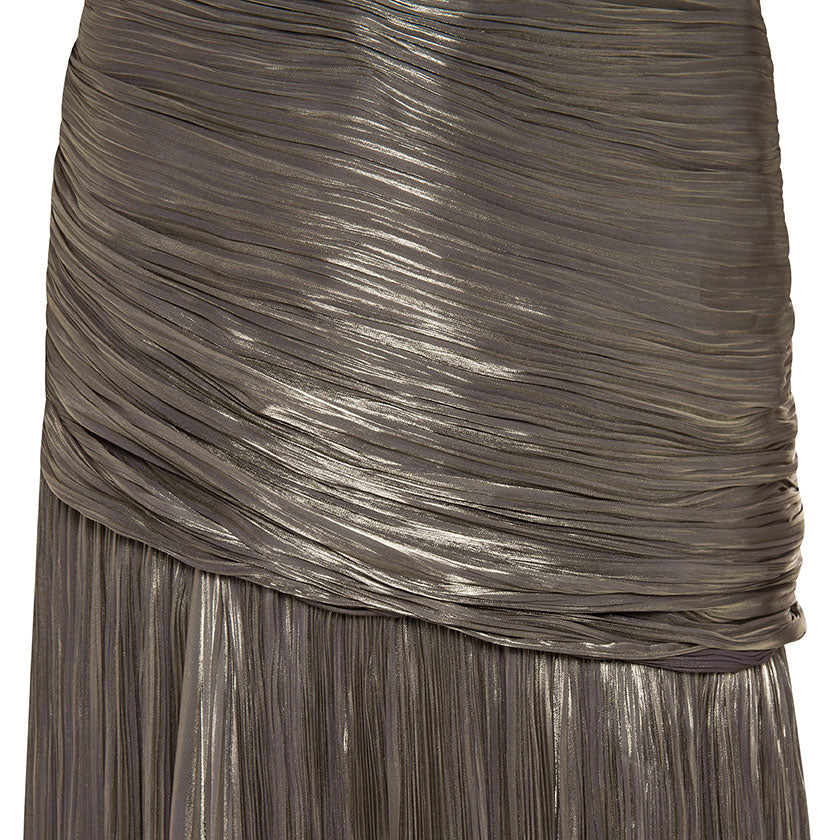 PLEATED OFF-SHOULDER WITH FISH TAIL - Image 5