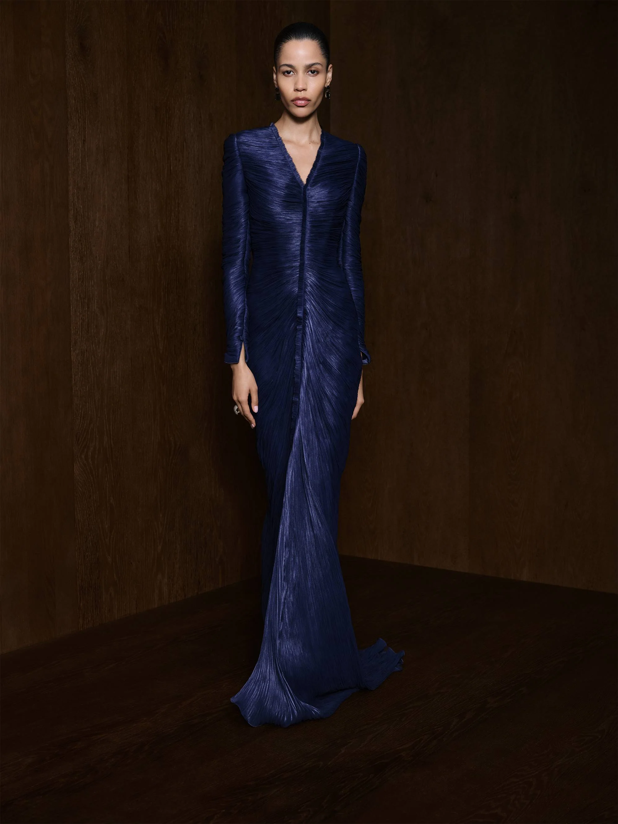 Pleated Silk Dress - Image 2