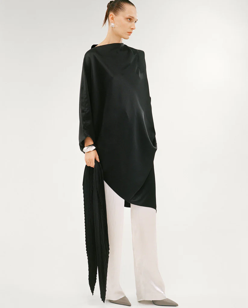 SATIN STRAIGHT CUT PANTS - Image 3