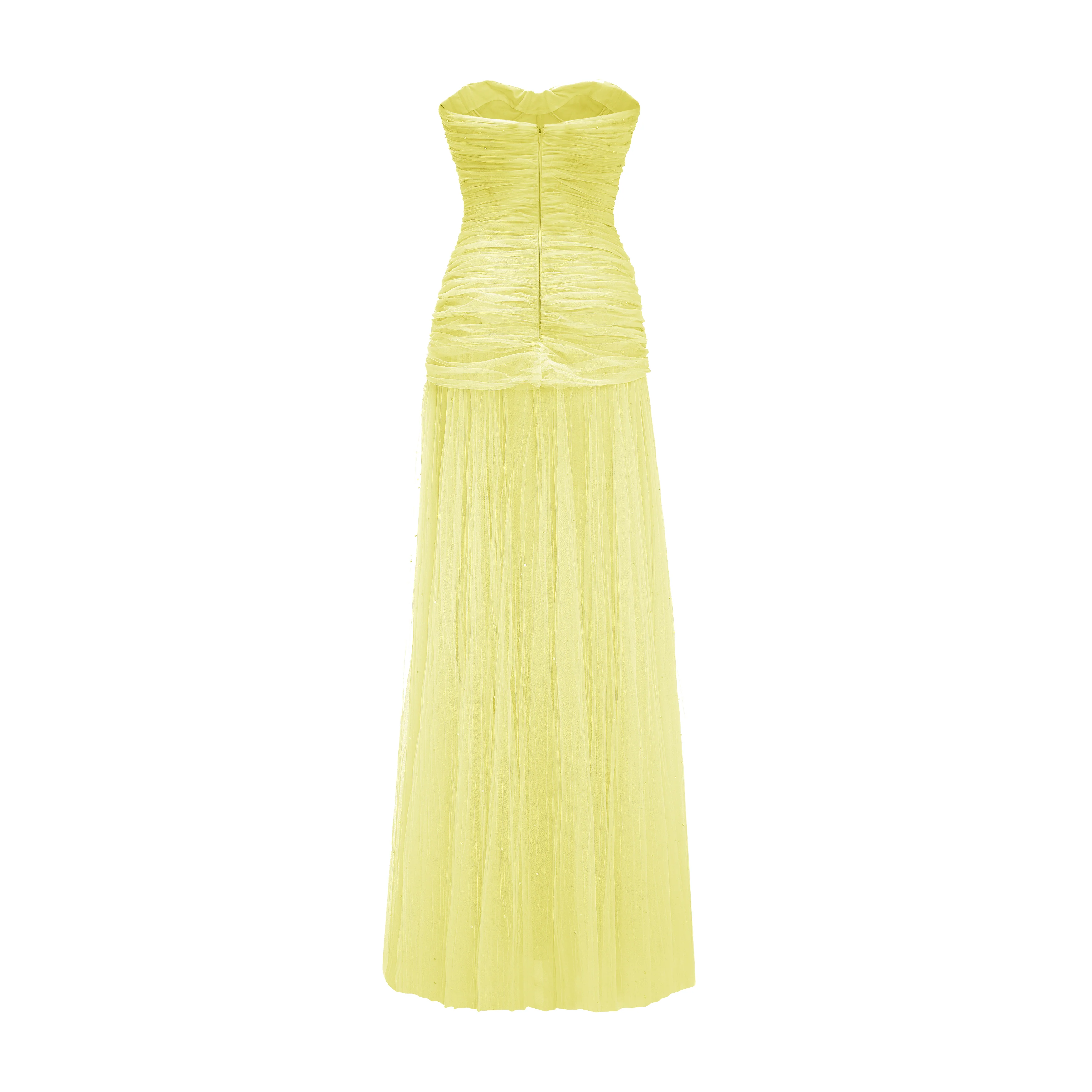 Sequined Embroidered Tulle Dress - Image 7
