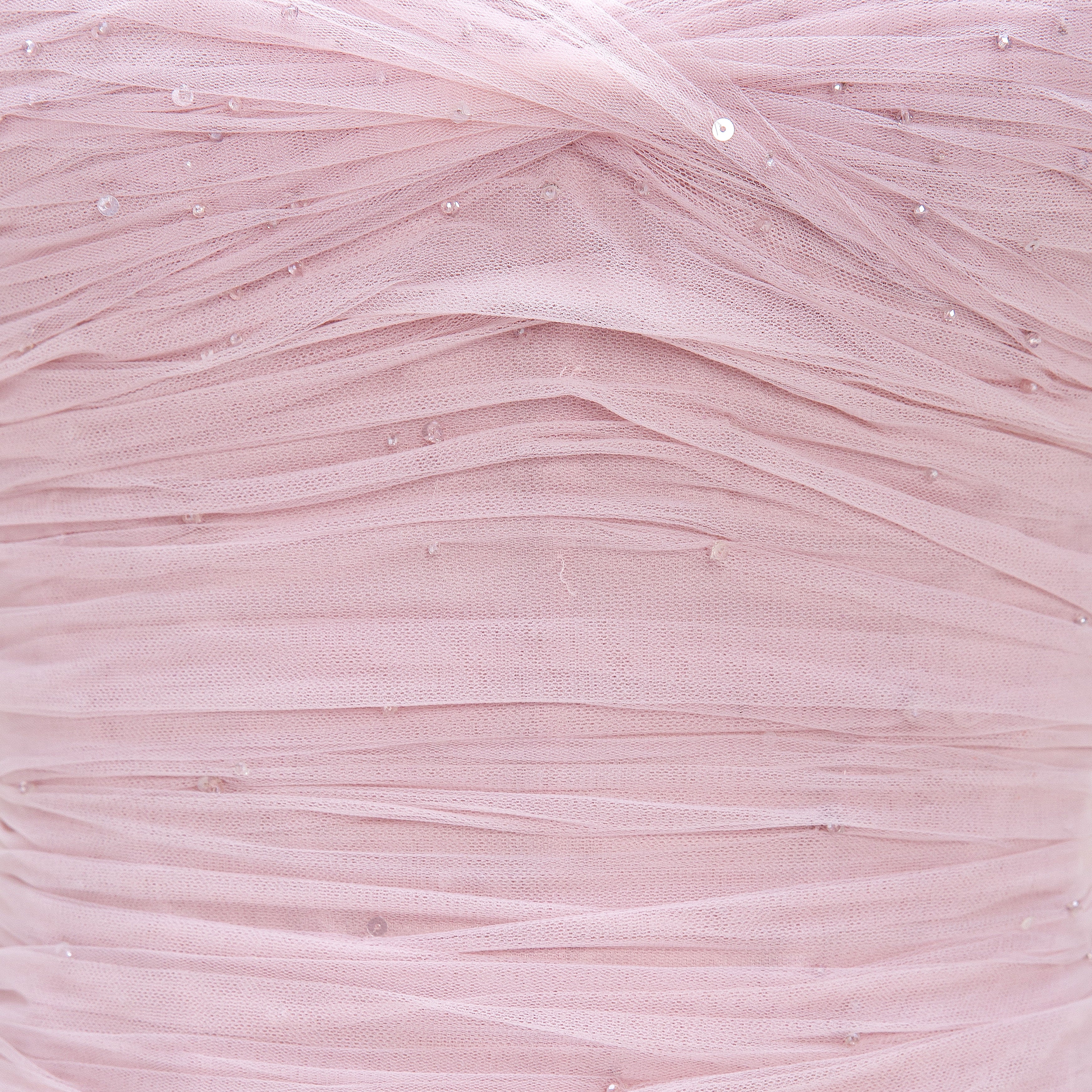 Sequined Embroidered Tulle Dress - Image 8