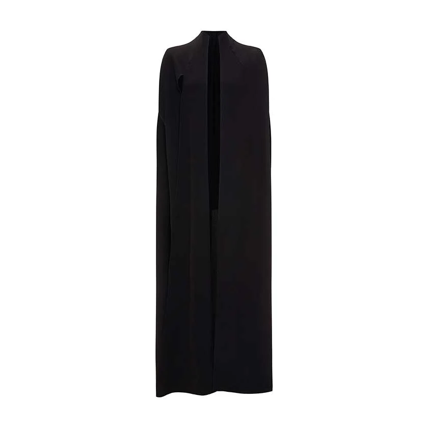 SIDE OPEN CREPE CAPE