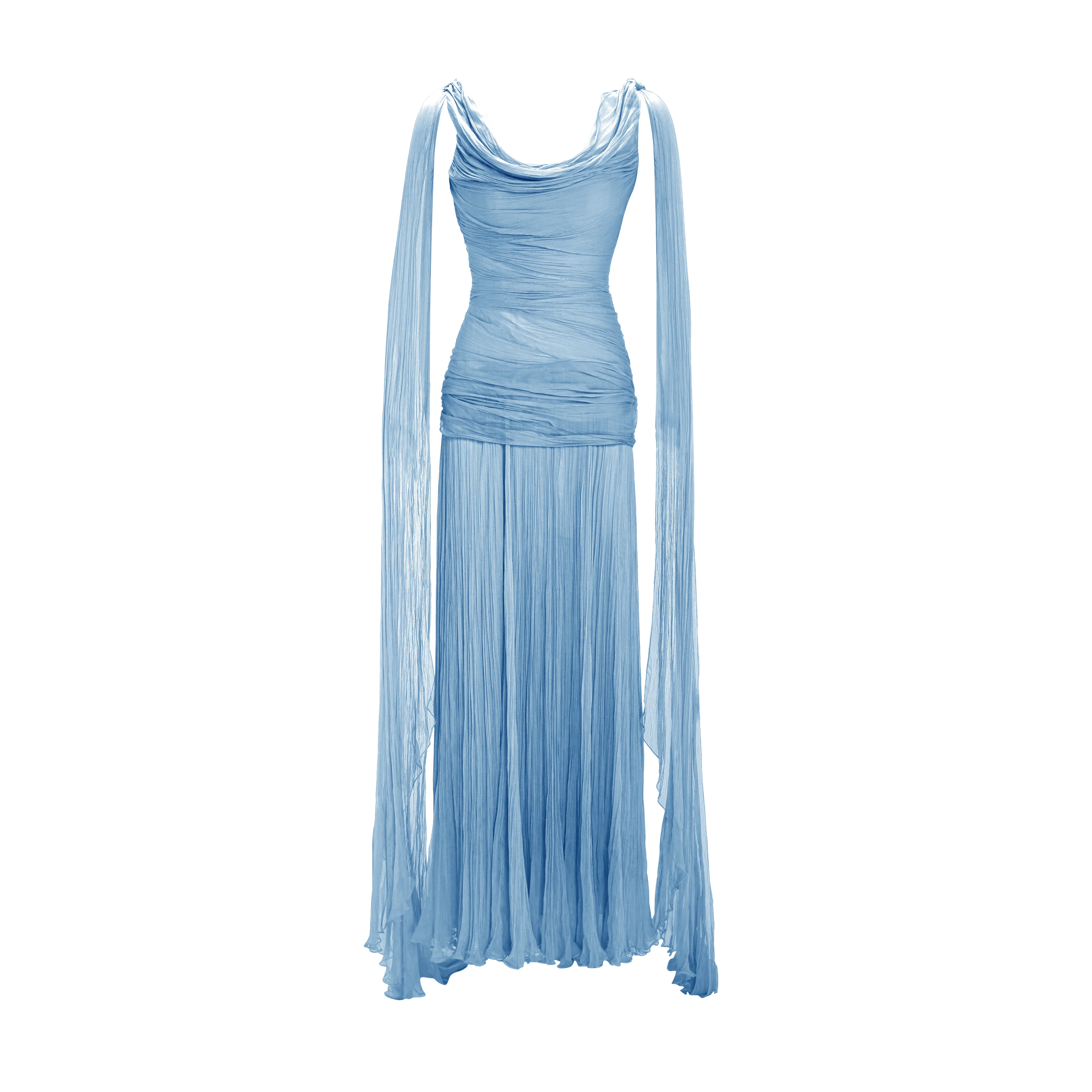 Silky Geogette Dress - Image 4