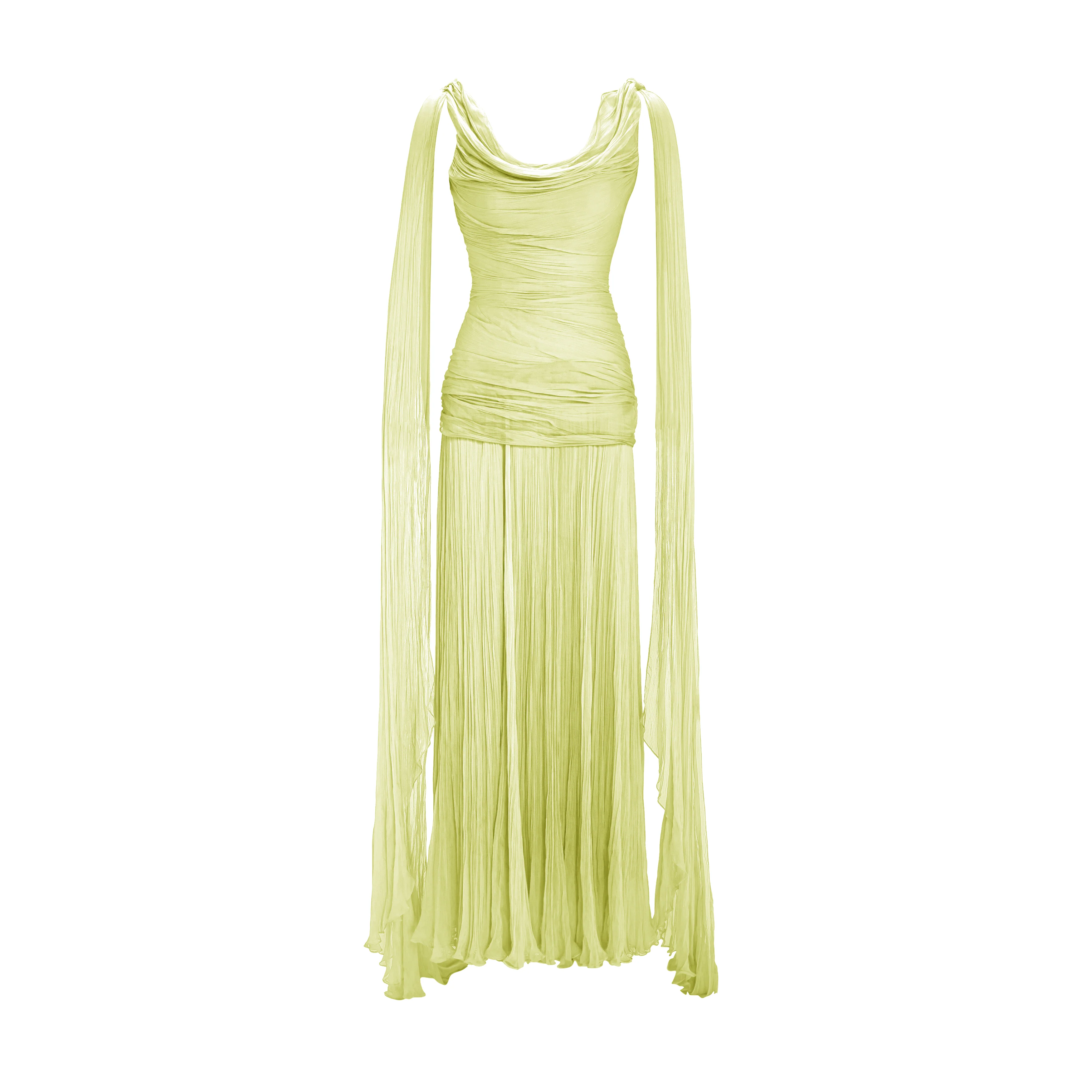 Silky Geogette Dress - Image 7