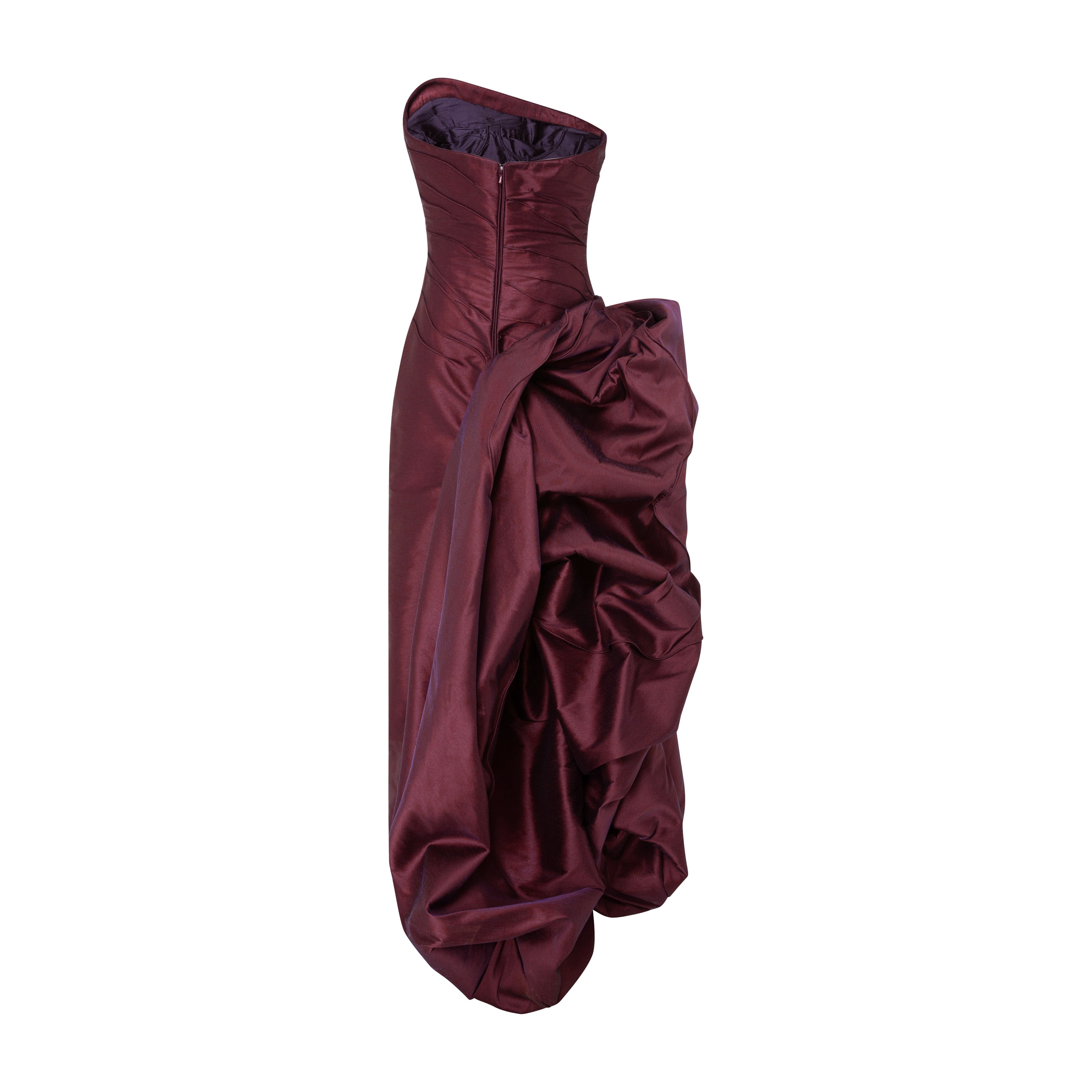 Strapless Casablanca Dress With Detachable Tail - Image 9