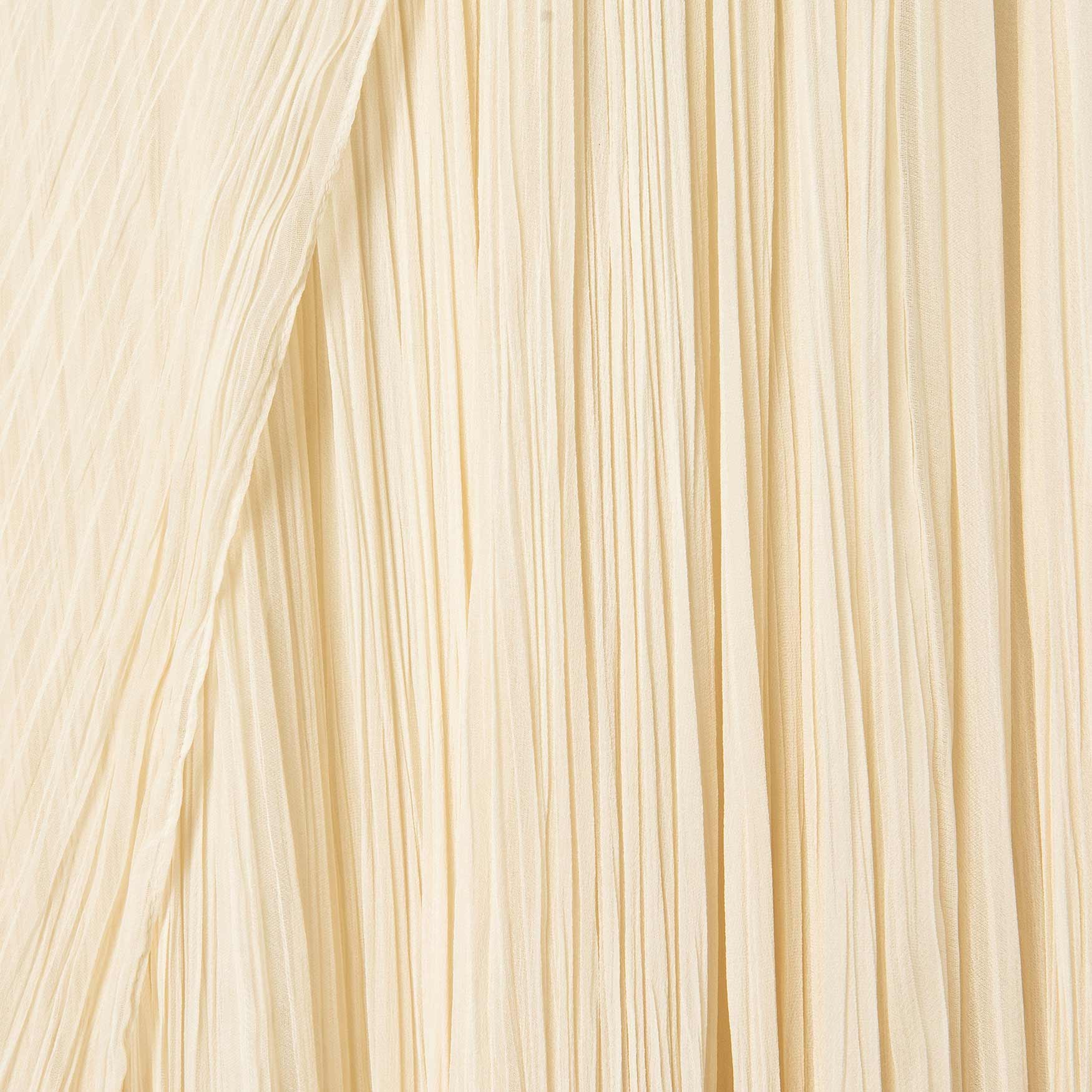 Strapless Silk Georgette Pleated Dress - Image 5