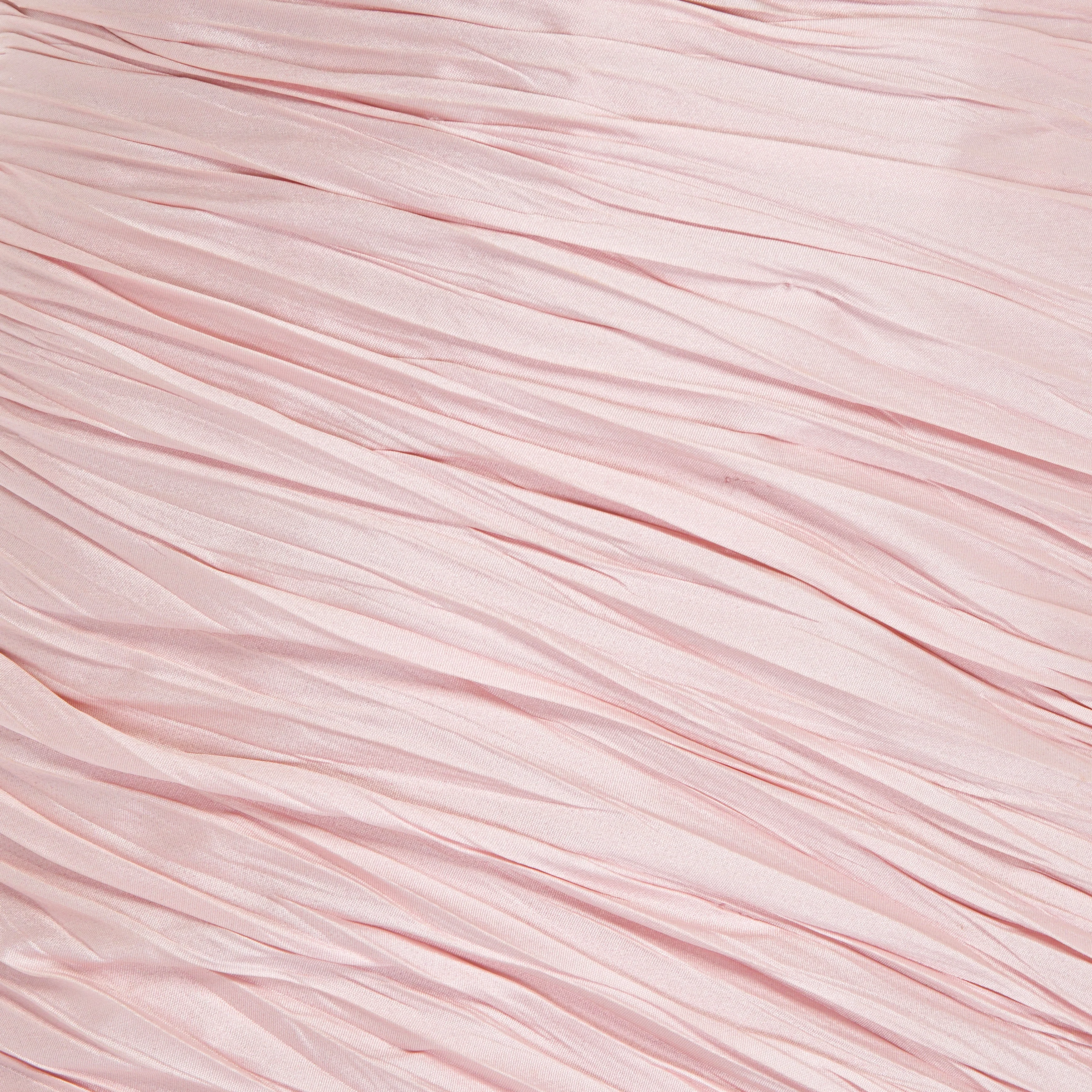 Strapless hand pleated draped taffeta dress - Image 11