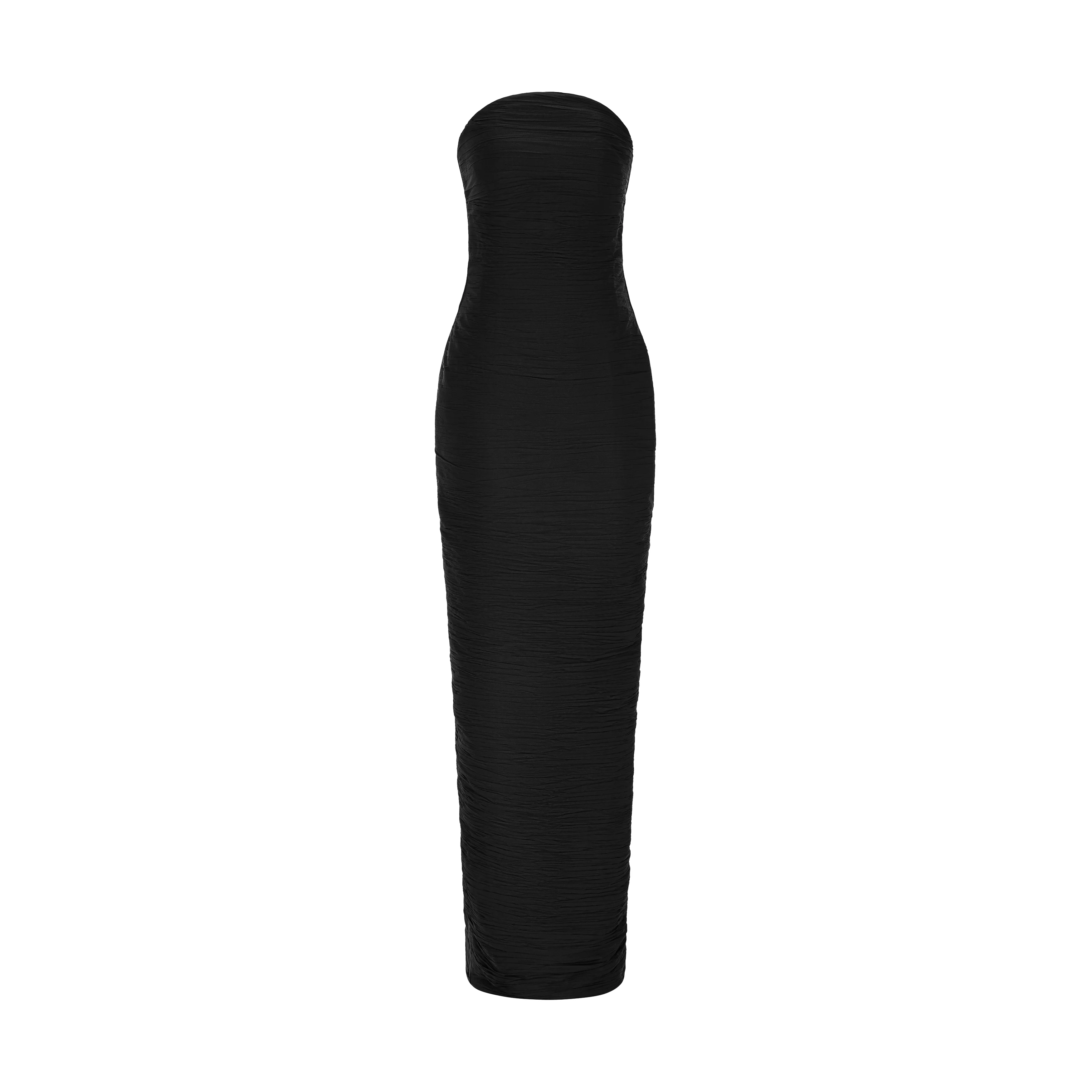 STRAPLESS PLEATED STRAIGHT GOWN - Image 7