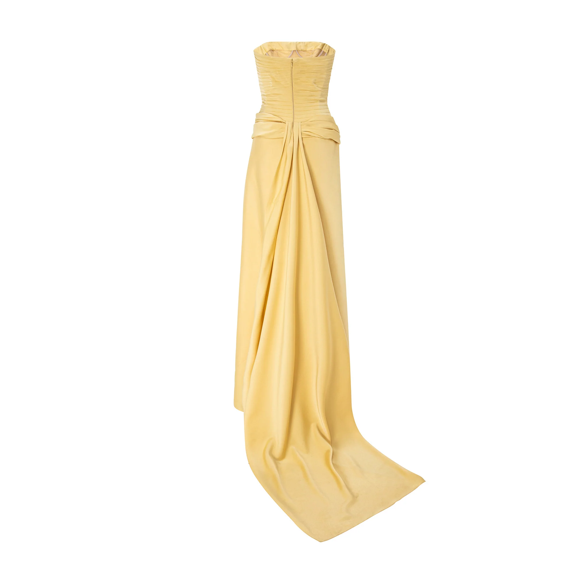Strapless Satin Dress - Image 4