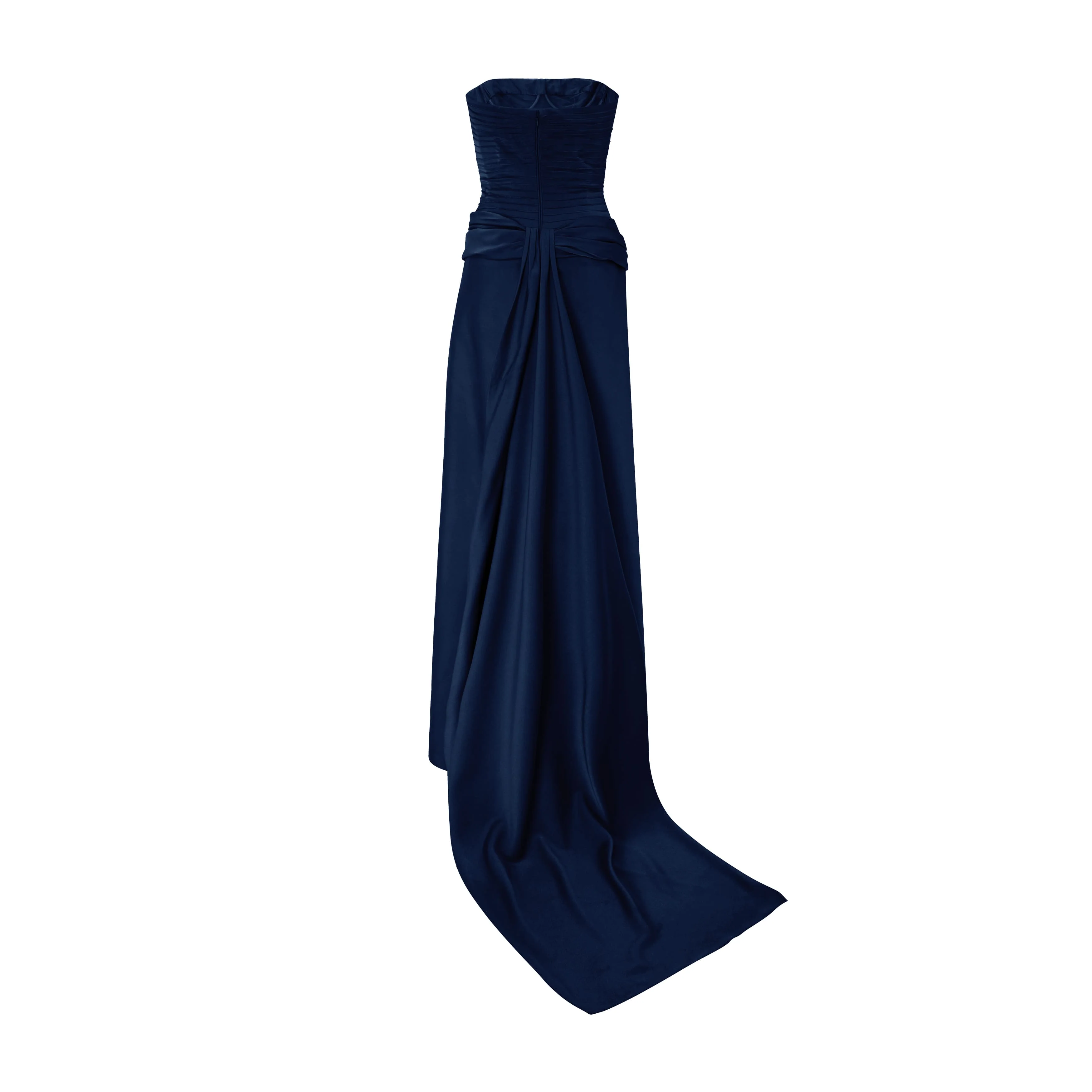 Strapless Satin Dress - Image 8