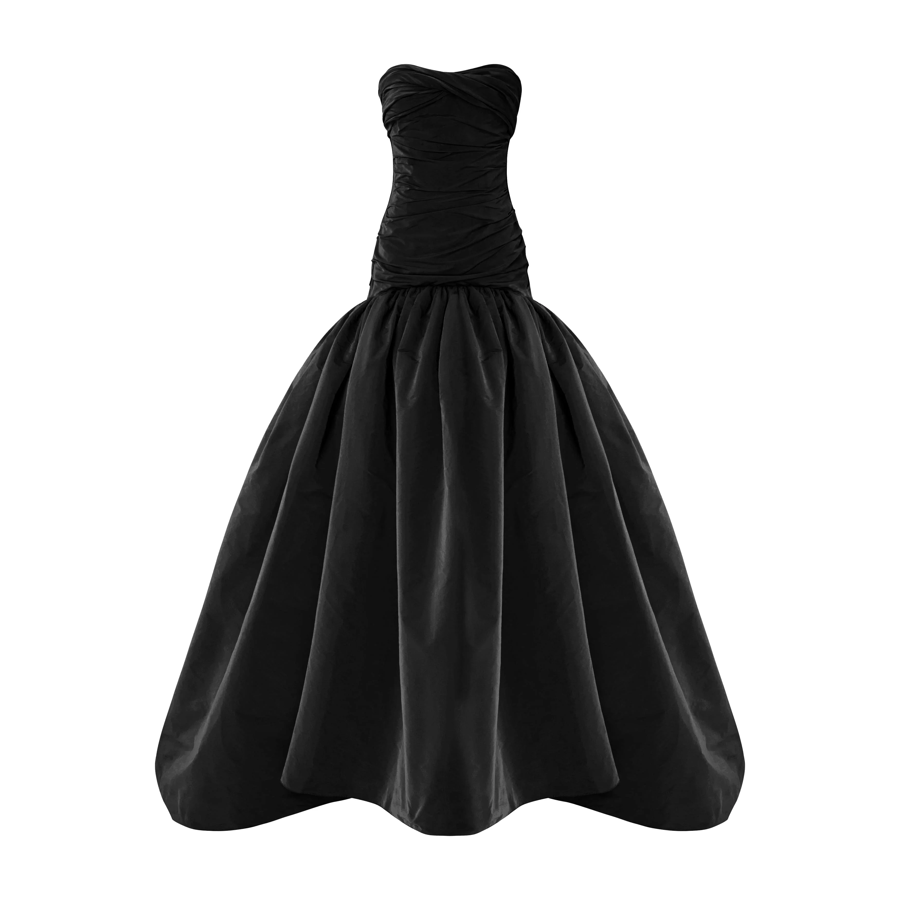 Strapless Taffeta Dress - Image 6