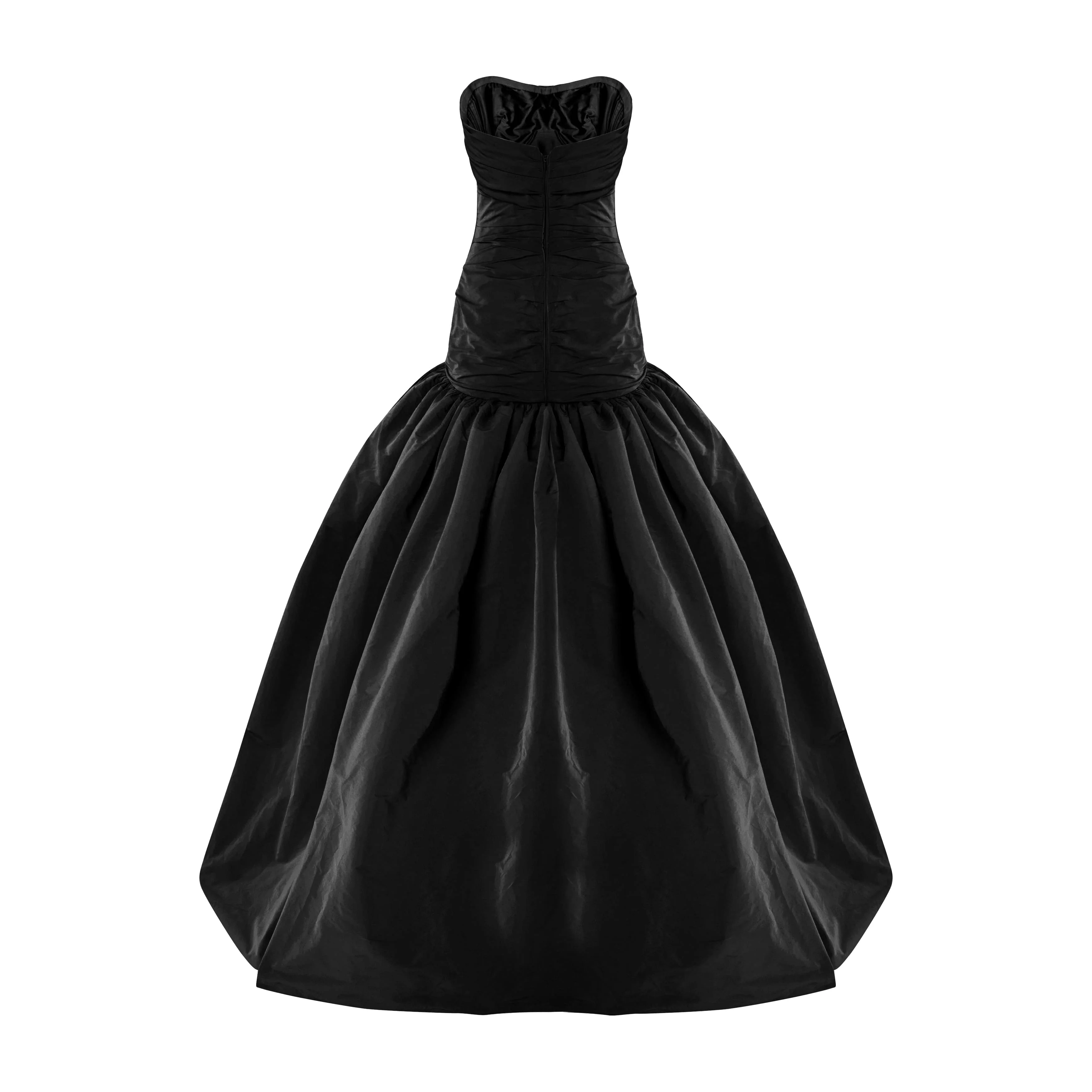 Strapless Taffeta Dress - Image 7